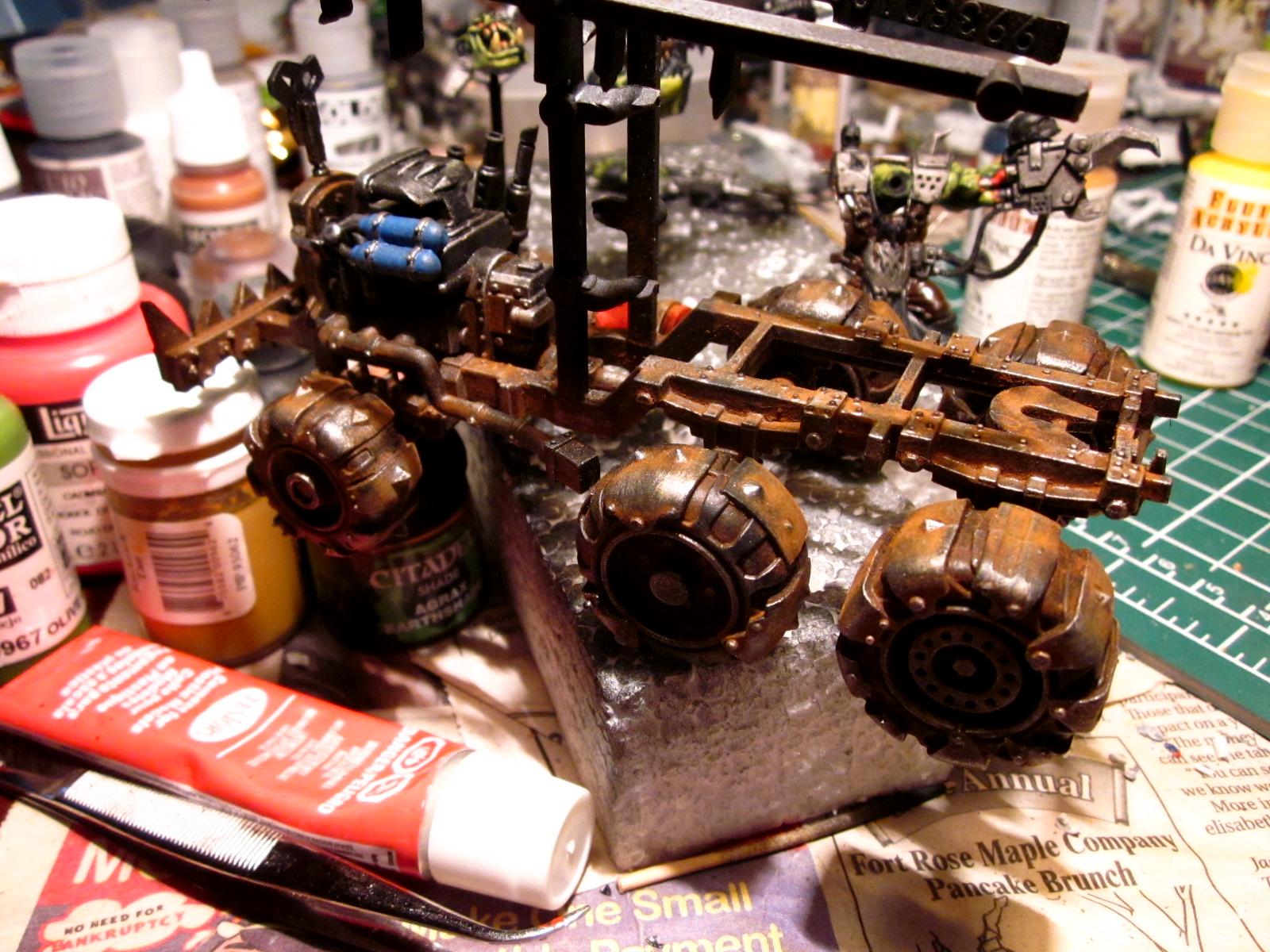 Orks, Painting, Rust, Trukk, Warhammer 40,000, Wartrukk Gallery DakkaDakka